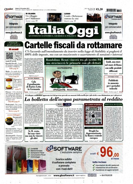 Italia oggi : quotidiano di economia finanza e politica